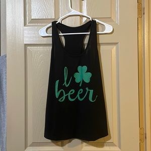 I love beer tank top